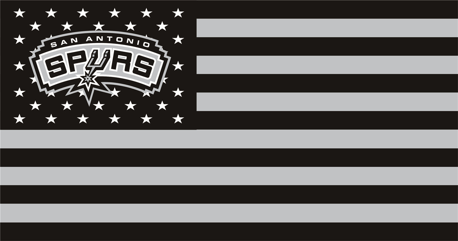 San Antonio Spurs Flags DIY iron on transfer (heat transfer)